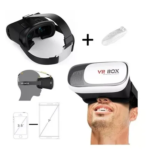 Gafas Realidad Virtual 3d + Control Bluetooth