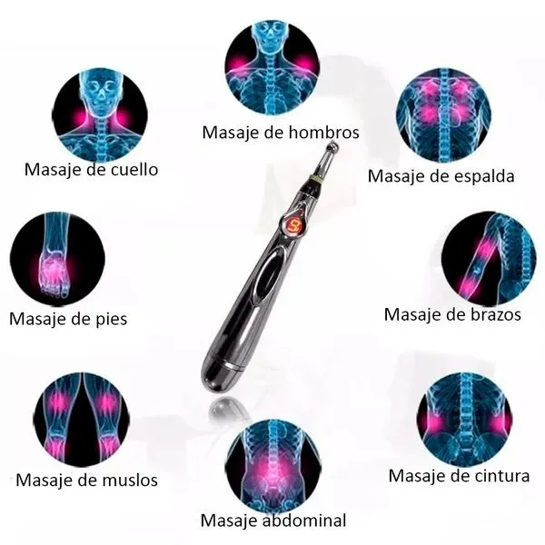 Pluma De Acupuntura y Electroterapia TENS