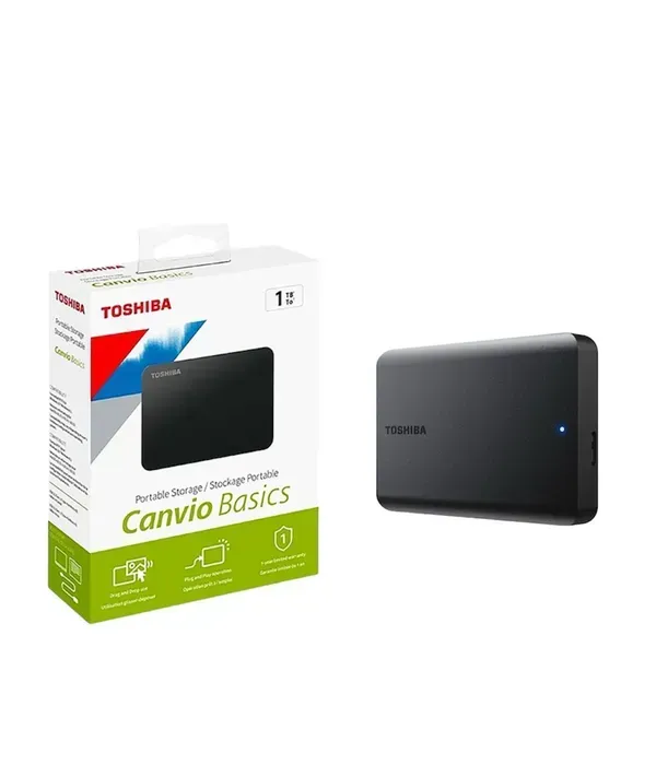 Dissco duro externo Toshiba Canvio Basics HDTB410XK3AA 1TB negro