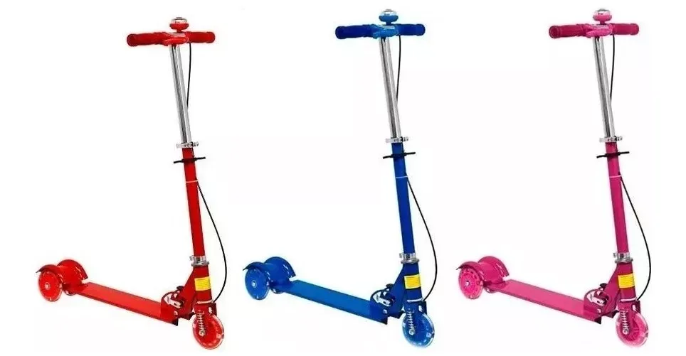 Patineta Monopatín Scooter Plegable 3 Llantas