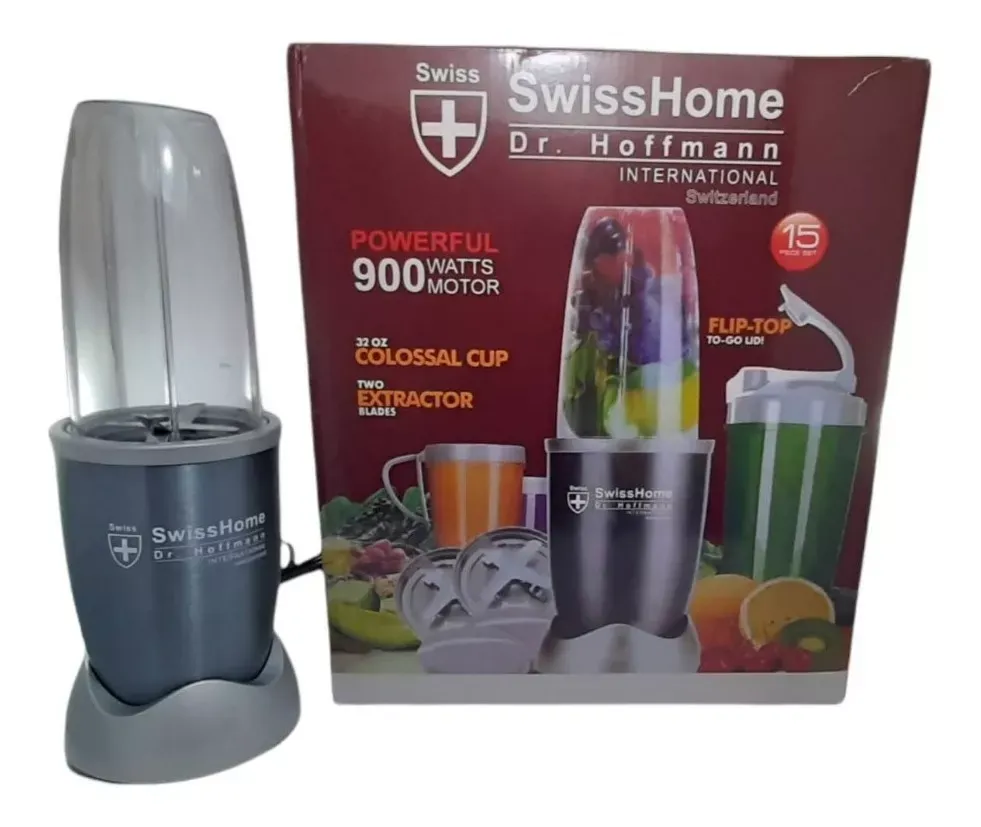 Nutribullet Pro 900 De 15 Piezas Con Recetario