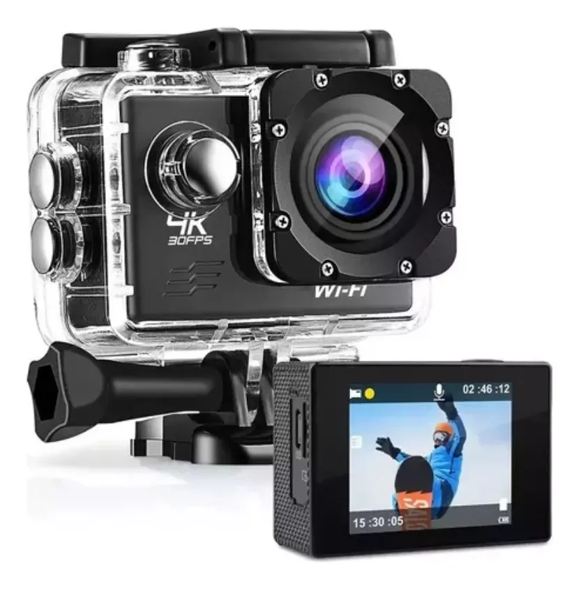 Camara Deportiva 4K Sumergible 