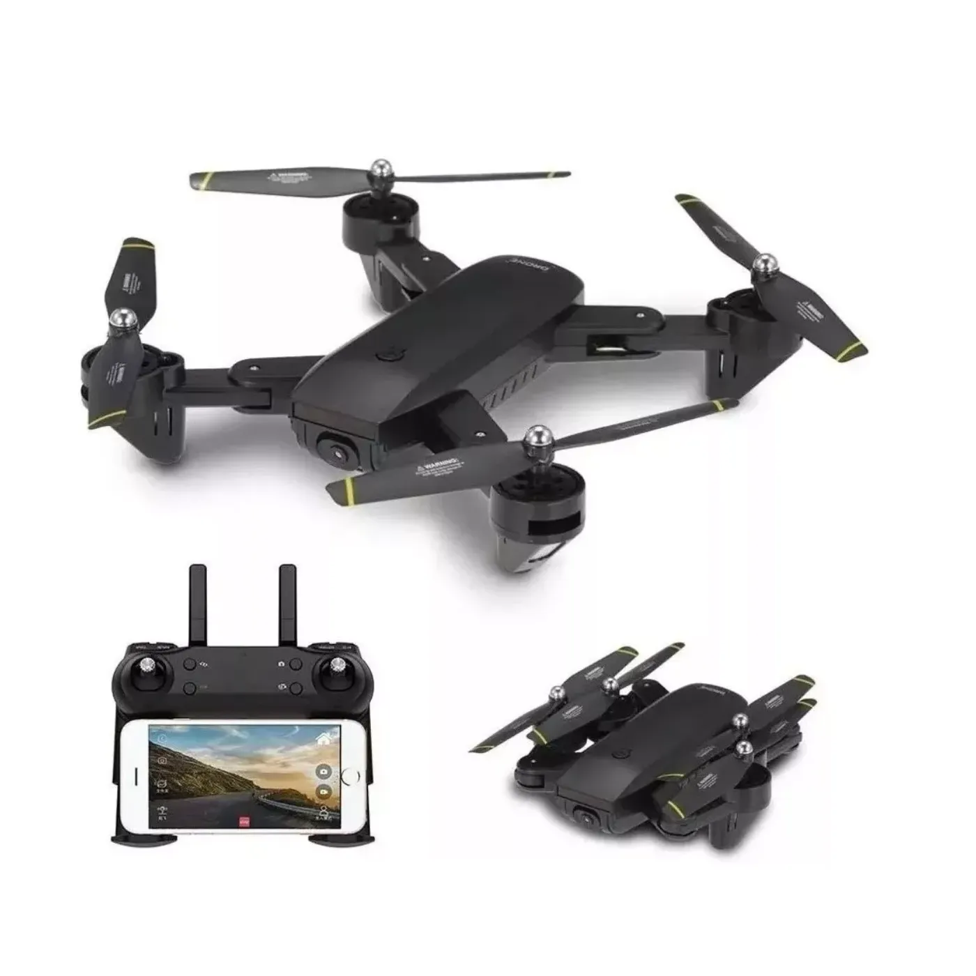 Drone DM107S Doble Cámara 2MP WIFI Plegable