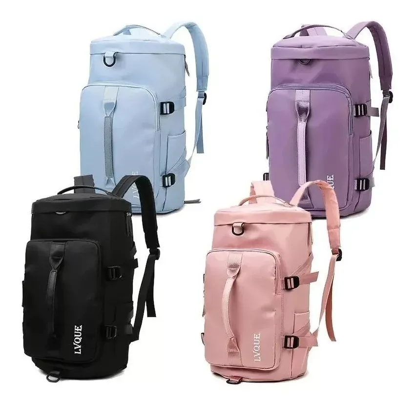 Maleta Maletin Bolso De Viaje Deportivo Grande Color Morada