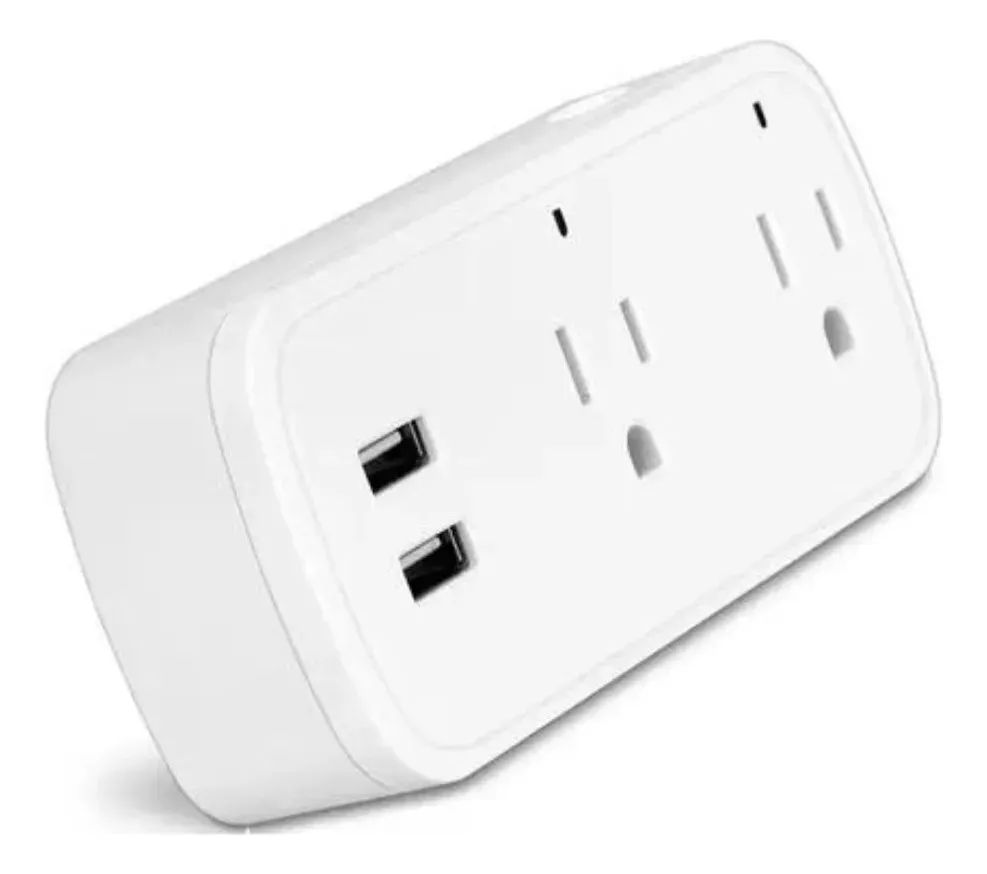 Enchufe Inteligente Doble 2 USB Conexión Wifi Smart Plug