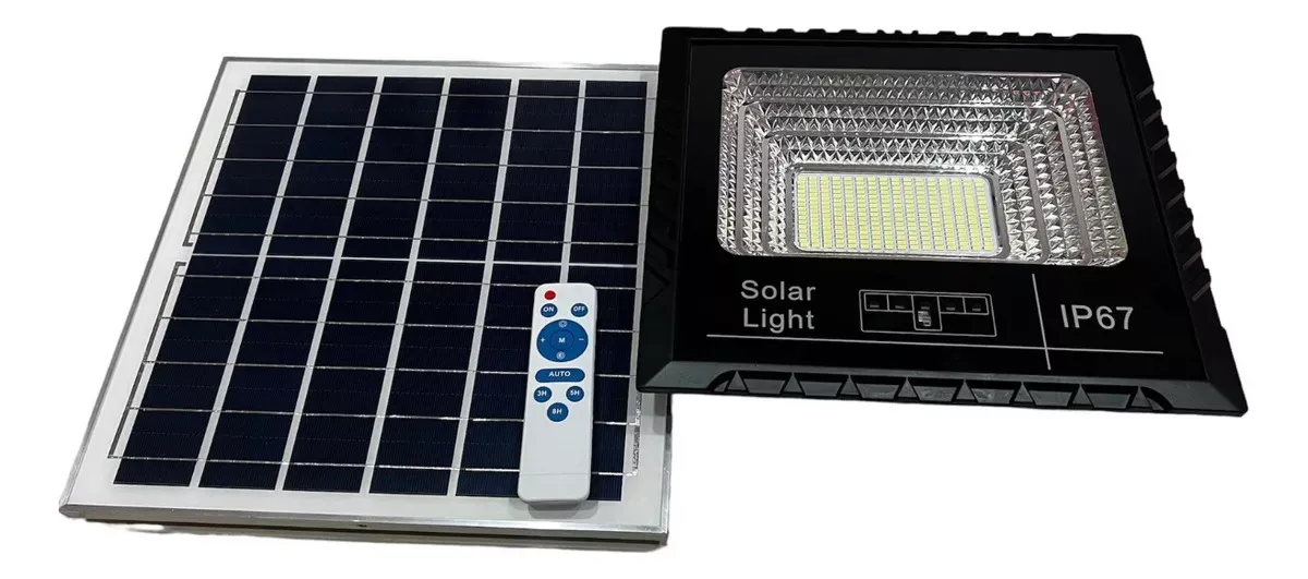 Reflector Lampara Led Panel Solar Exterior 200w Gd-200h