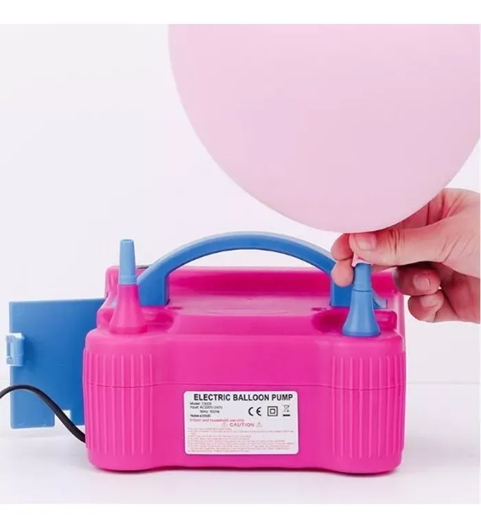 Inflador Eléctrico De Bombas Globos Inflar Decorar Fiestas