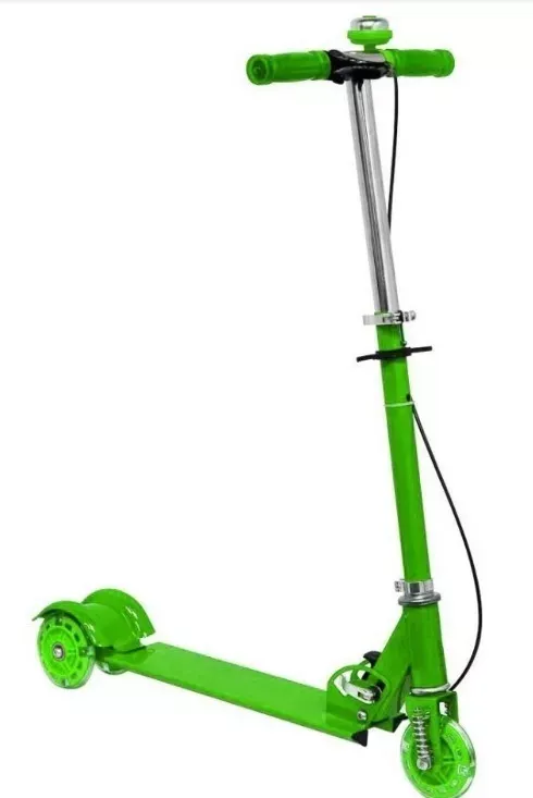 Patineta Monopatín Scooter Plegable 3 Llantas Rosada 