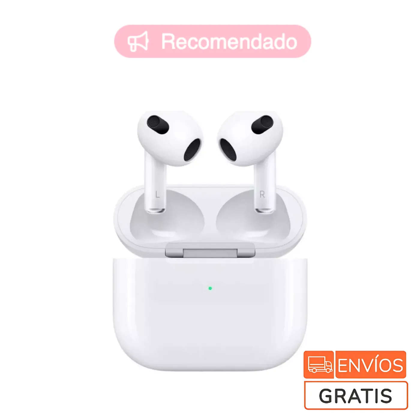 Audifonos Inalambricos Airpods 3ra Generacion Compatible Con iPhone Y Android Color Blanco ENVIO GRATIS