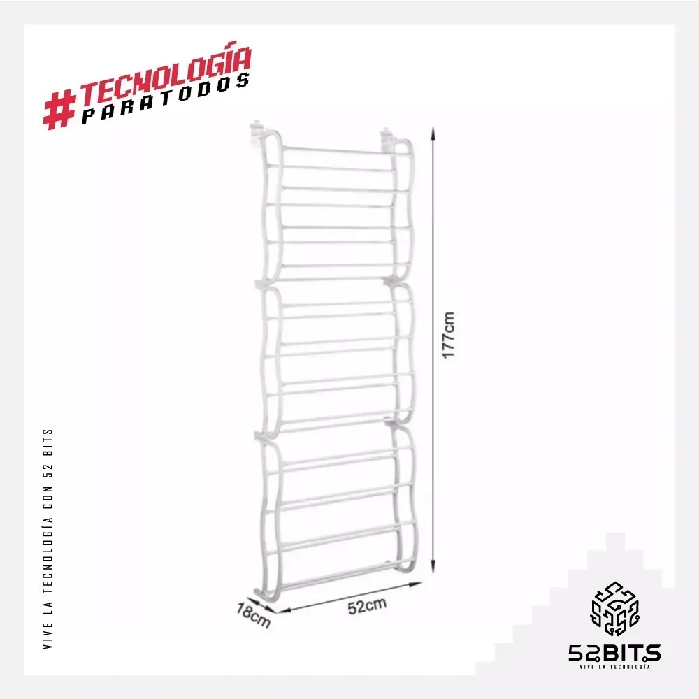 Organizador Zapatos Rack Puerta 36 Pares