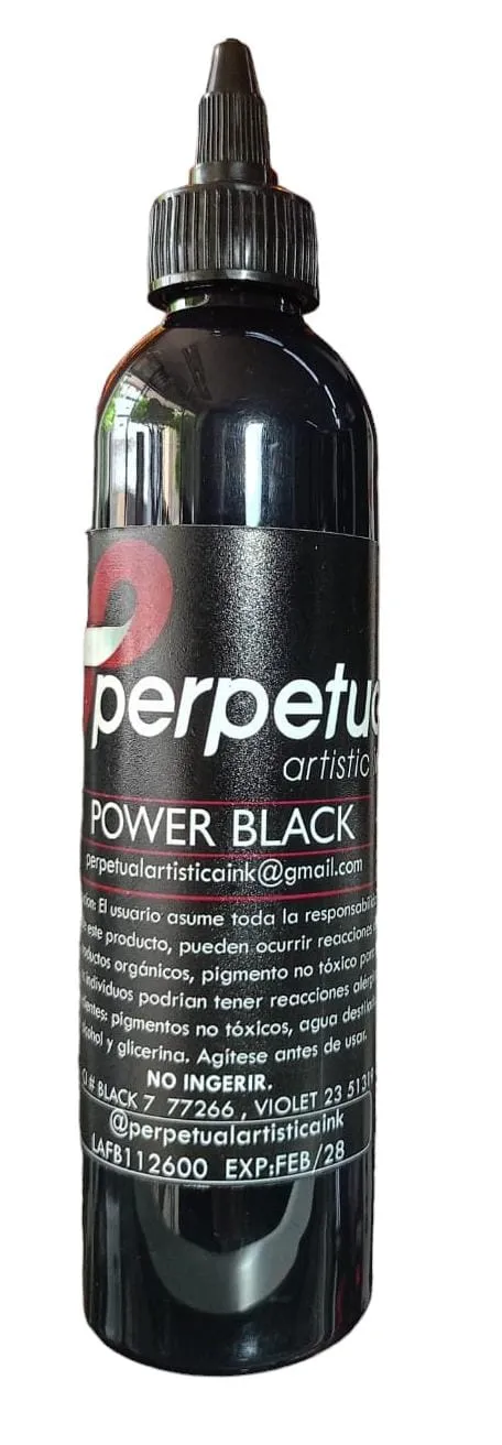  Perpetual power black  8 oz