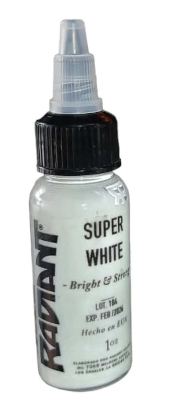 Tattoo Pigmento Radian Super Whiet Blanco 