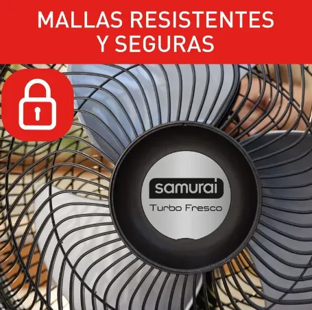 Ventilador Samurai Turbo Fresco Black