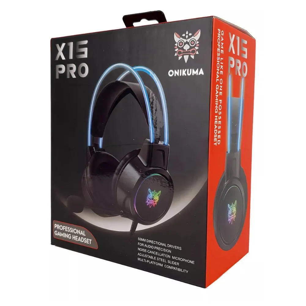 Audifonos Gaming Jaltech X15 Pro Black