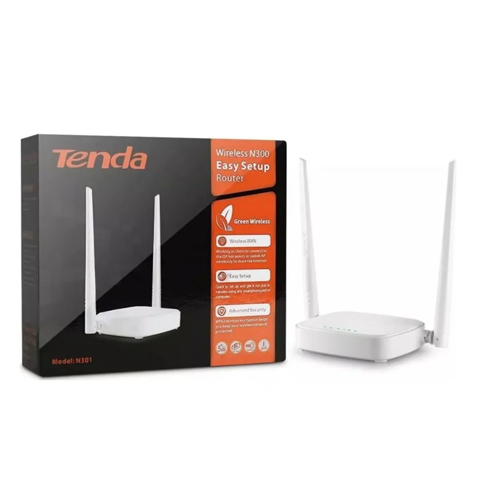 Router Tenda N301 300mbps 2 Antenas