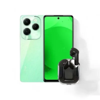 Celular Infinix Hot 40i 8GB 256GB Green  + Airpods TWS Wireless