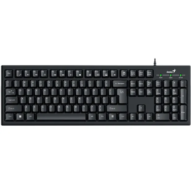 Teclado Genius KB-100 Smart Alámbrico Black