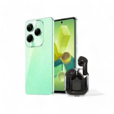 Celular Infinix HOT 40 Pro 8GB + 8GB 256GB Green  + Airpods TWS Wireless