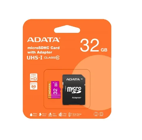 Memoria MicroSD ADATA 32GB + Adaptador Clase 10