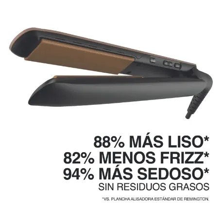 Plancha Cabello REMINGTON S8599 Keratina Dorado Original