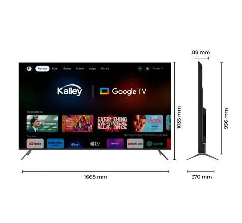 Televisor KALLEY 70" K-GTV70UHDQ 4K-UHD QLED Smart TV