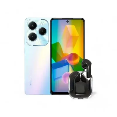 Celular Infinix HOT 40 Pro 8GB + 8GB 256GB Blue  + Airpods TWS Wireless