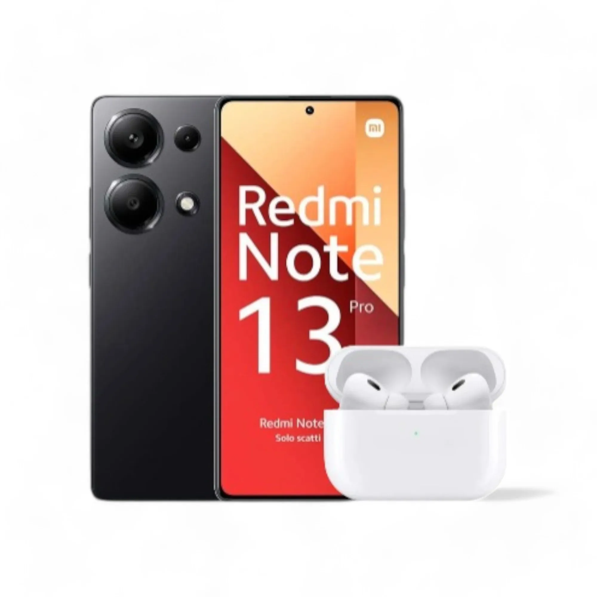 Celular Xiaomi Redmi Note 13 Pro 8GB 256GB Black + Obsequio Audifonos airpods 2da Generacion