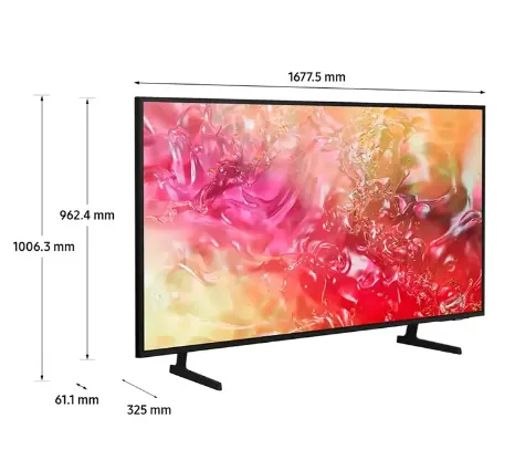 Televisor SAMSUNG 75" 75DU7000 4K-UHD LED Crystal Smart TV