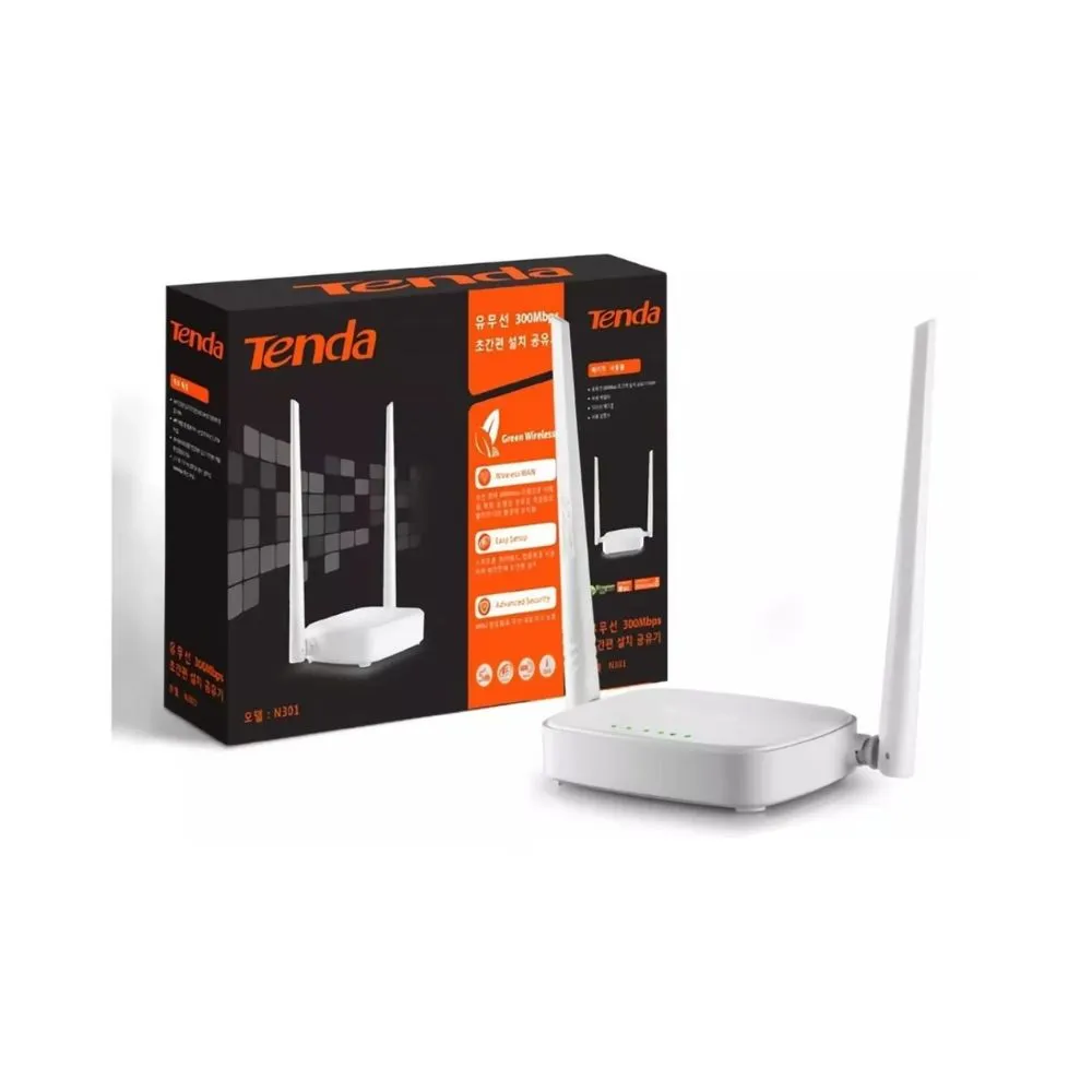 Router Tenda N301 300mbps 2 Antenas