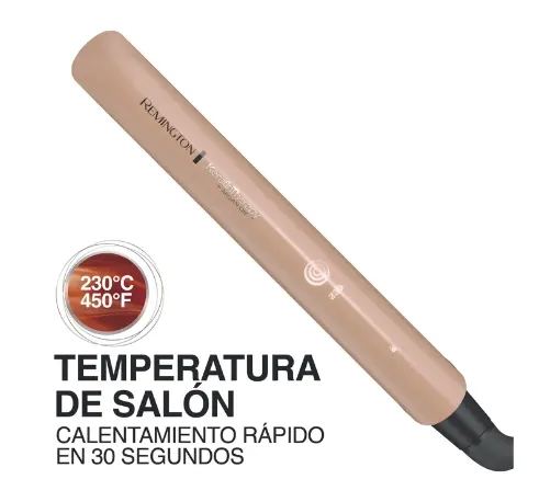 Plancha Cabello REMINGTON S8599 Keratina Dorado Original