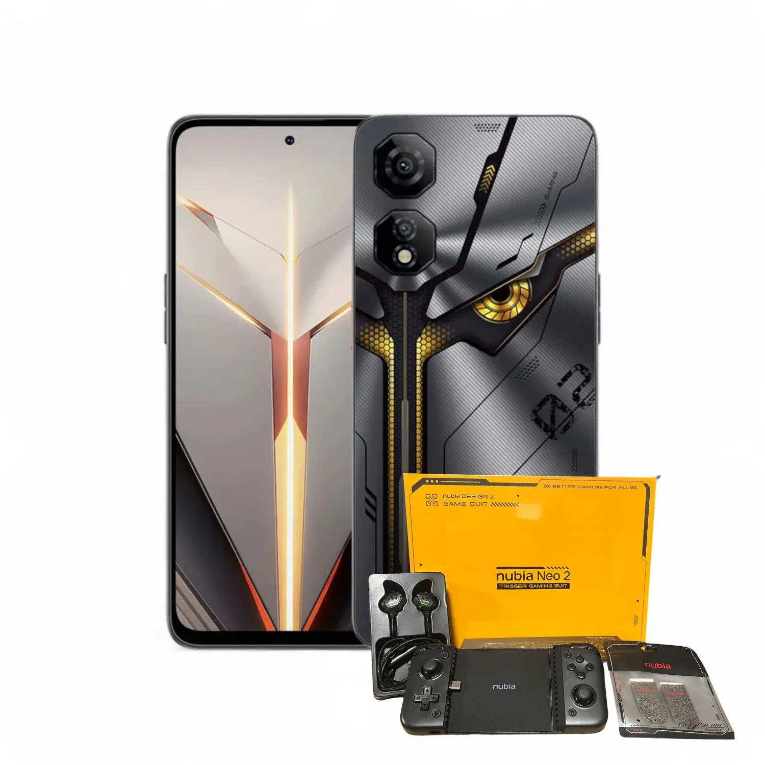 Celular ZTE Nubia Neo 2 256GB 5G Gris + Kit Gamer Nubio Neo2 