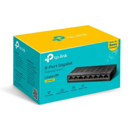 Switch TP-LINK LS1008G 8 Puertos 10/100/1000Mbps