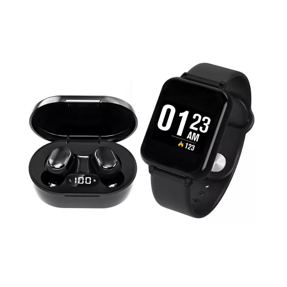 Combo Extreme Smartband + Audífonos Jaltech JAL-SA 01 Black  