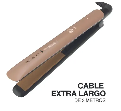 Plancha Cabello REMINGTON S8599 Keratina Dorado Original