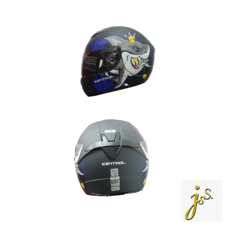 Casco MOTO  Kontrol 878 Shark - Talla M azul 