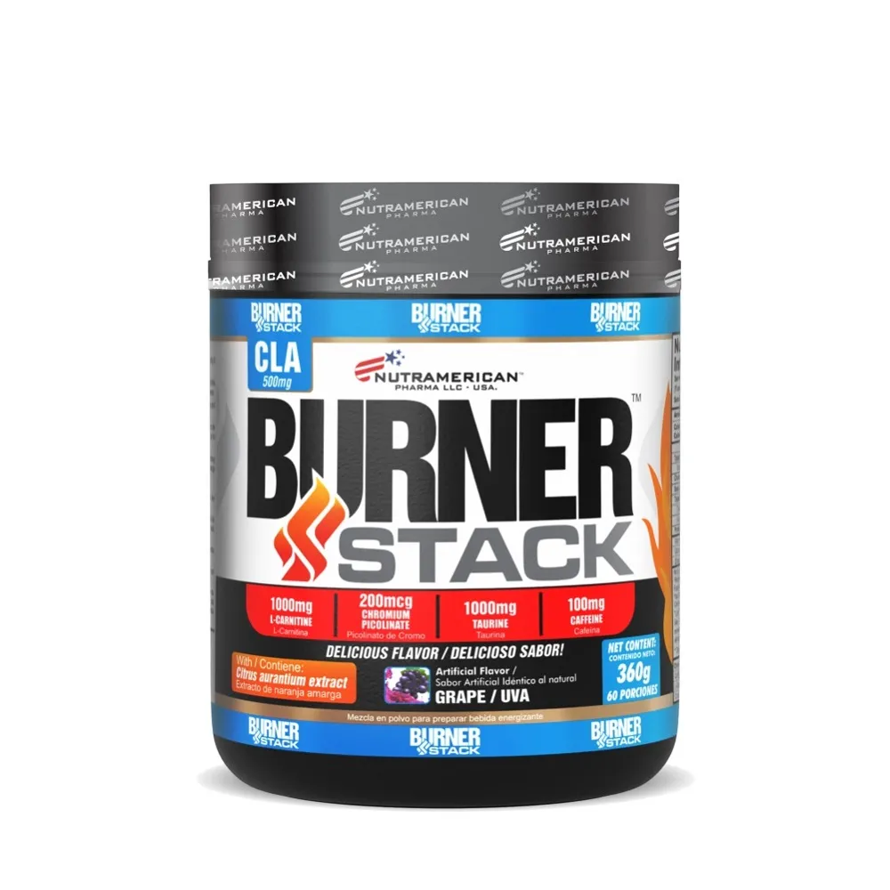 Burner Stack 0.8 LB - Reductor de grasa + Pre entreno