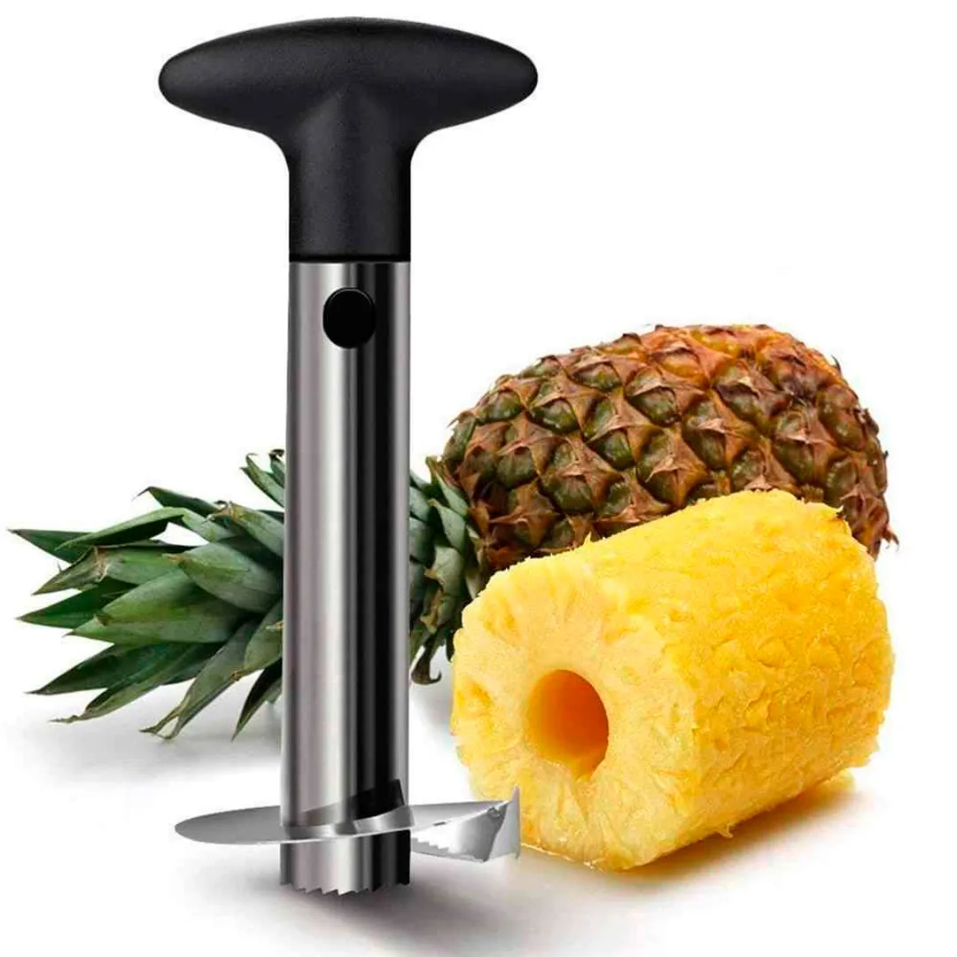 Pelador De Piña Descorozanador Rebanador Acero Inoxidable