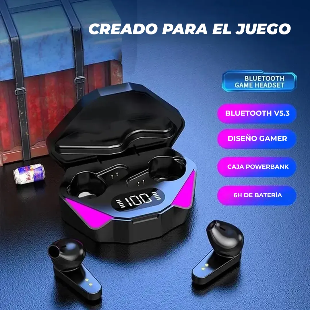 Audifonos Inalambricos Gamer X15 Bluetooth 5.3