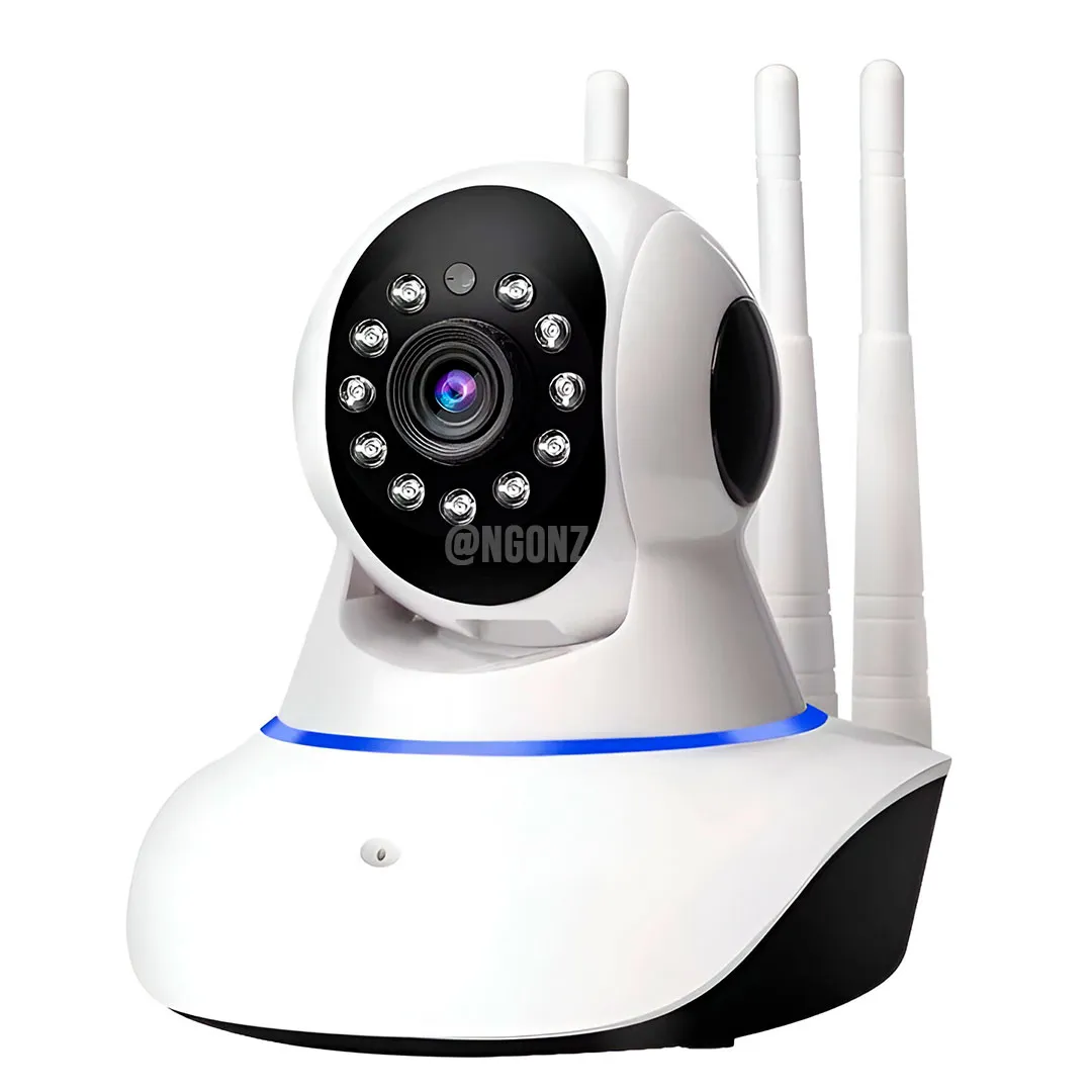 Camara De Seguridad Robotica Wifi 3 Antenas 