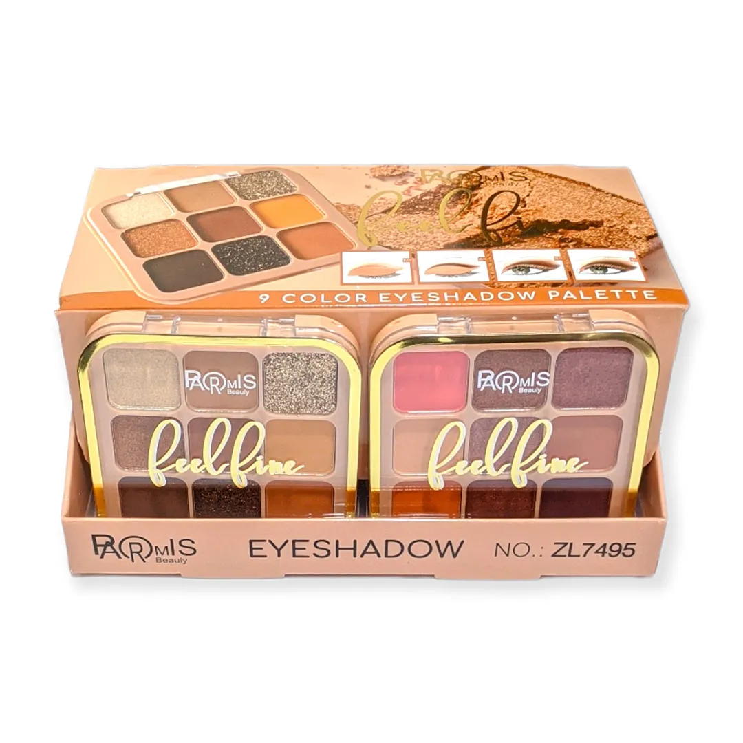 Paleta De Sombras 9 Colores Eyeshadow Palette 