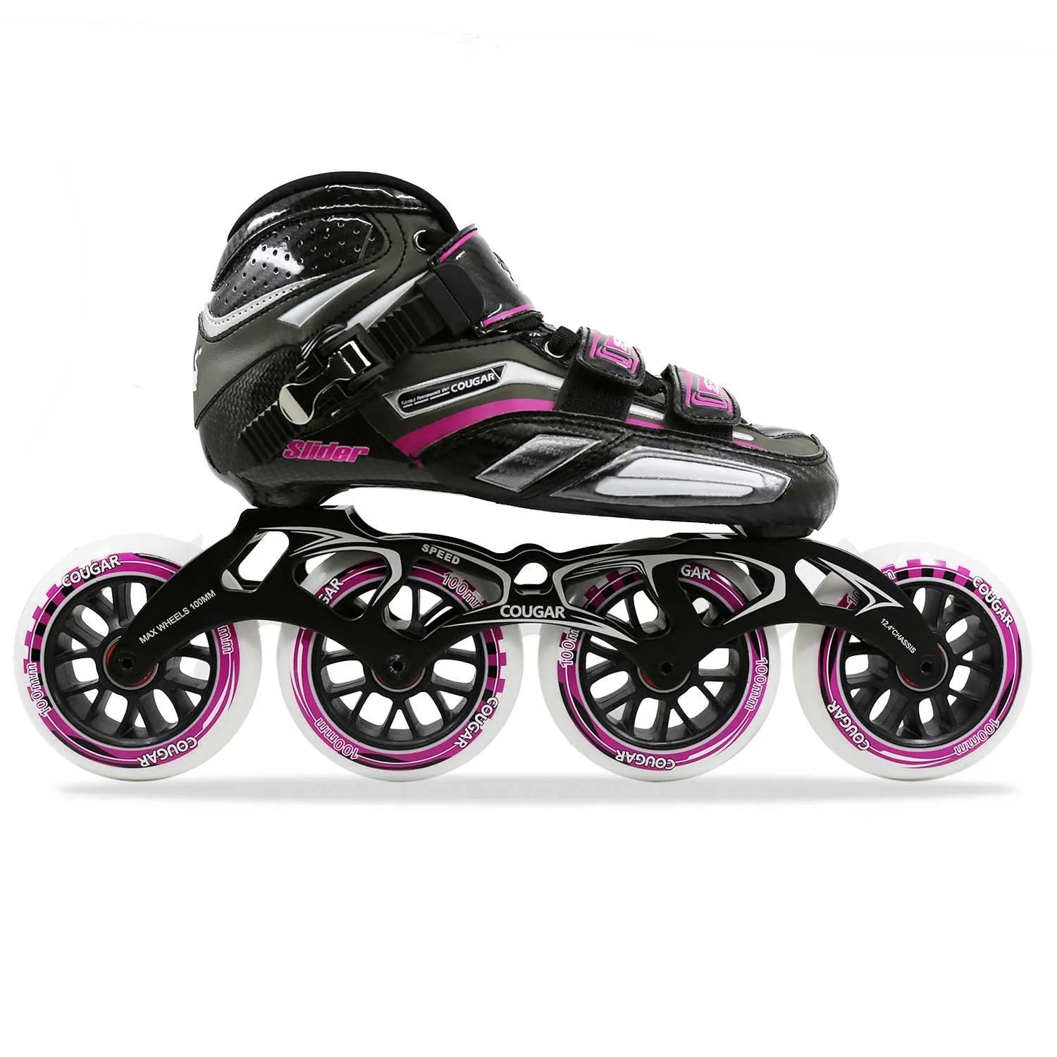 SR7 Patines en Linea Profesionales Cougar Fucsia