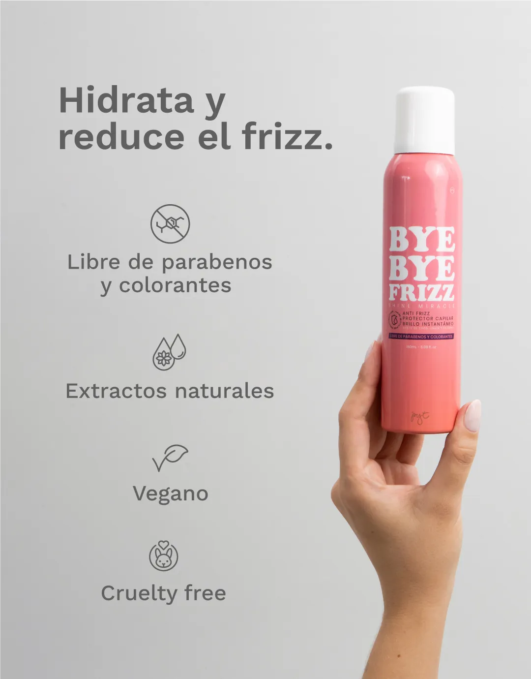 Bye Bye Friz PYT - Anti frizz brillo y suavidad