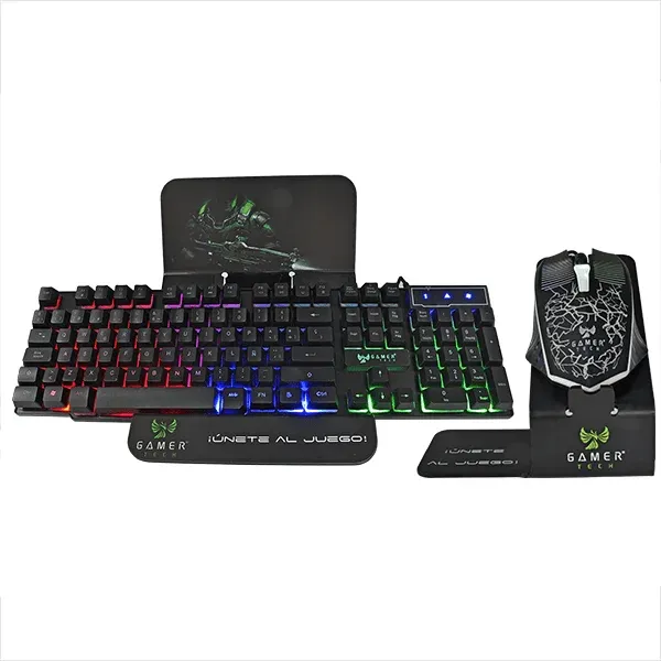 Combo Usb Teclado Y Mouse Gamer Tech Gt680c 10906