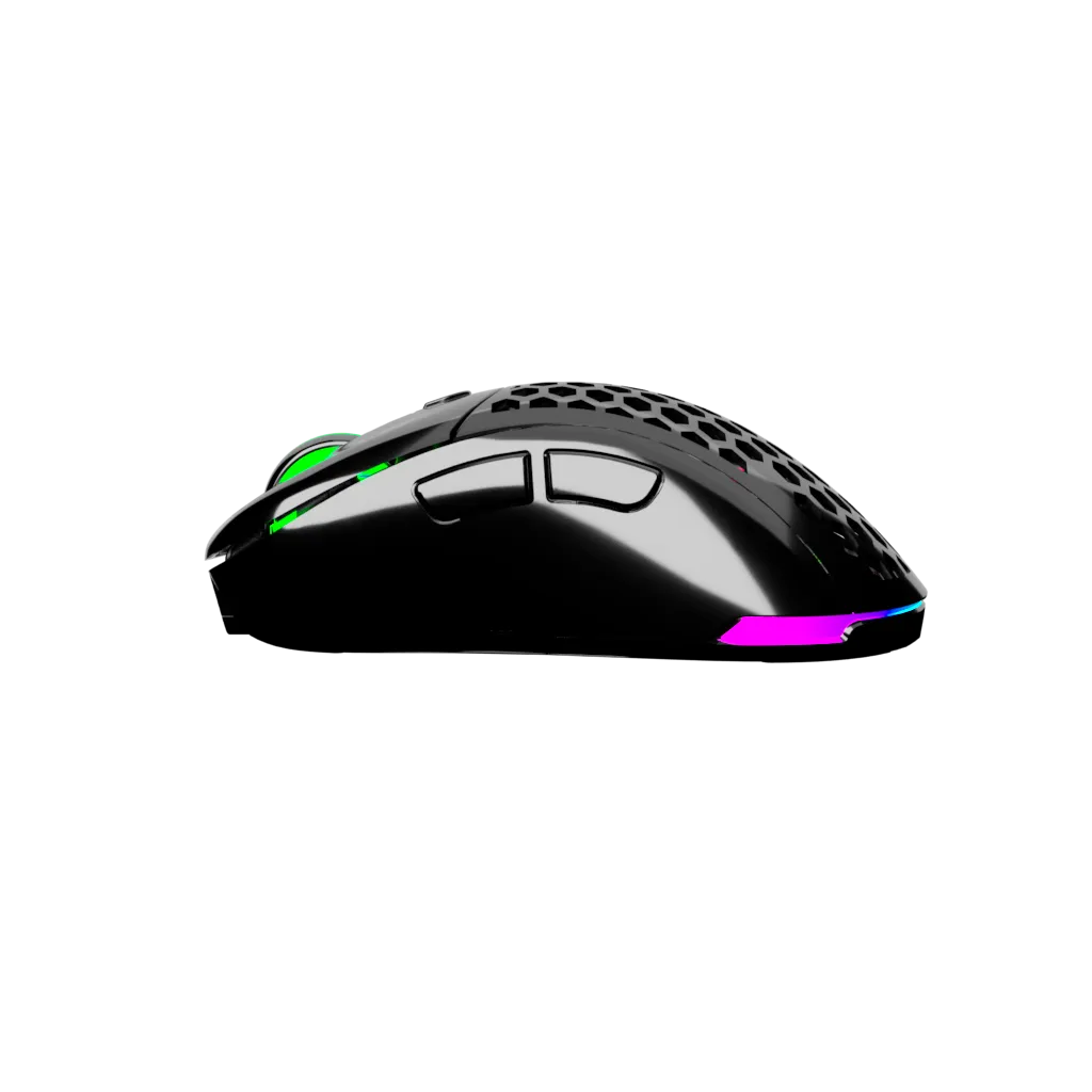 Mouse Gamer Inalambrico Vsg Aquila Fly Negro Brillante Wm551-Blk