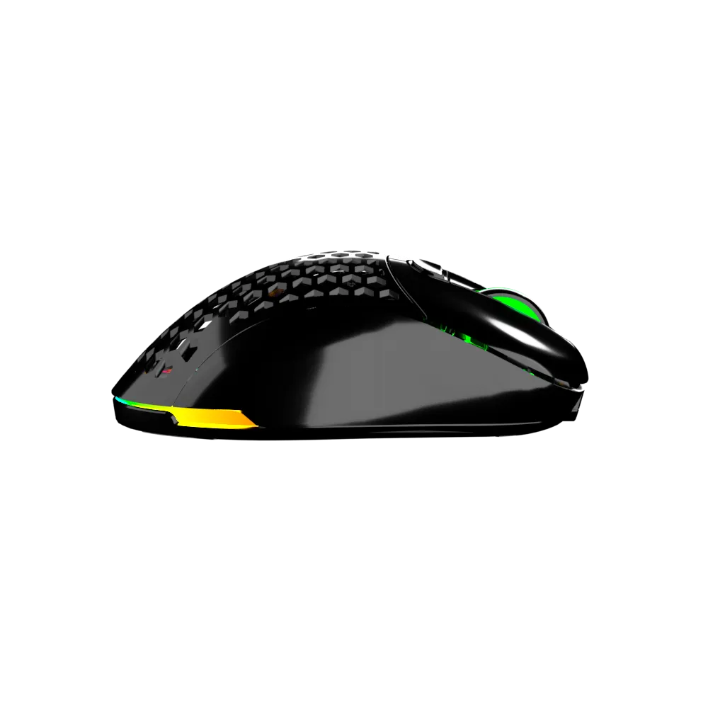 Mouse Gamer Inalambrico Vsg Aquila Fly Negro Brillante Wm551-Blk