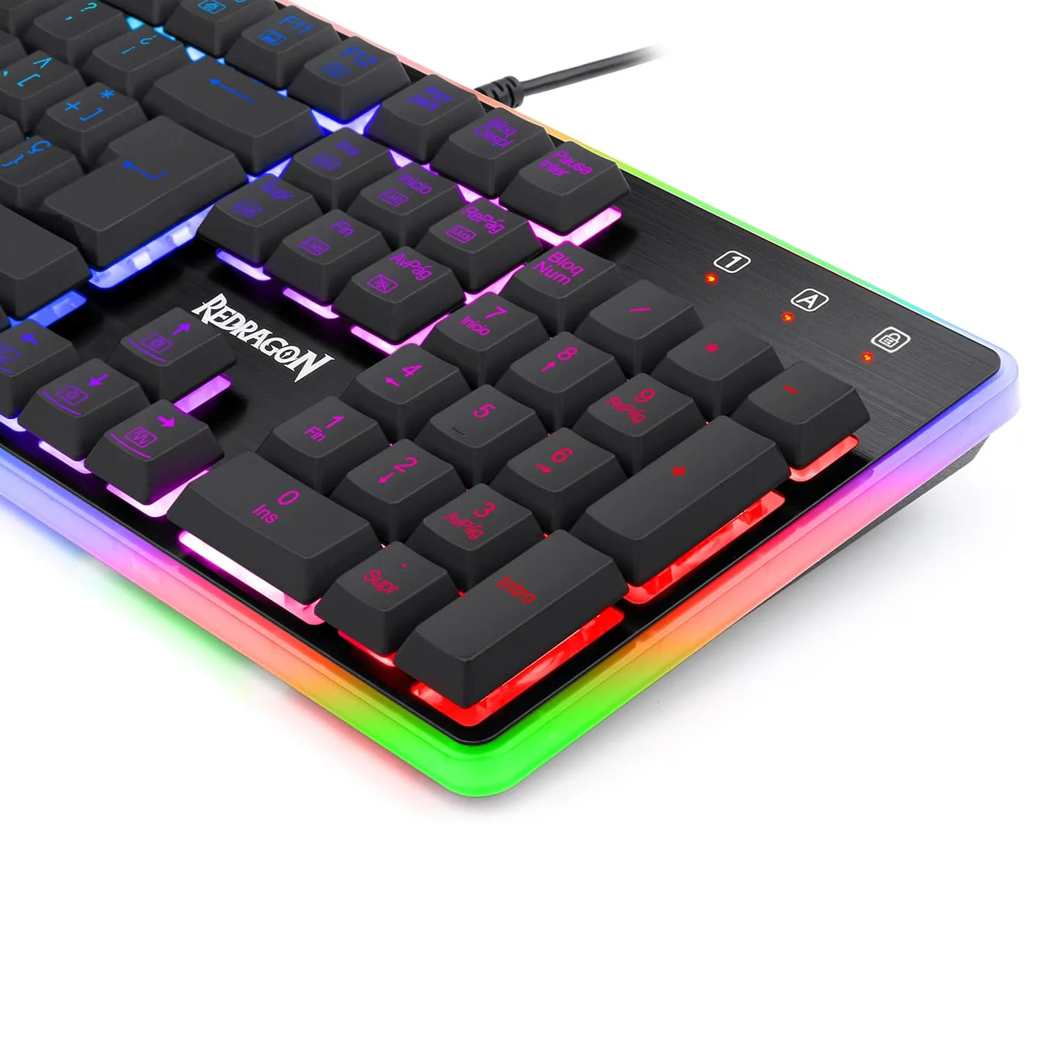 Teclado Dyaus 2 De Membrana K509rgb /Sp