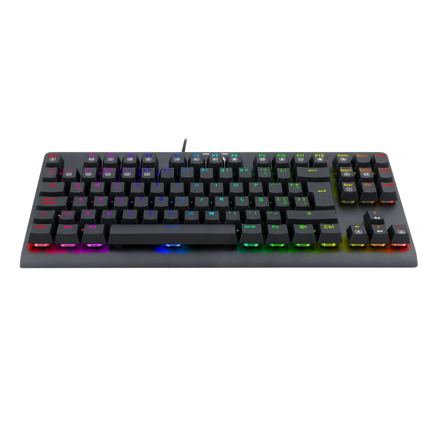 Teclado Gamer Redragon K568rgb-Sp Dark Avenger Mecanico