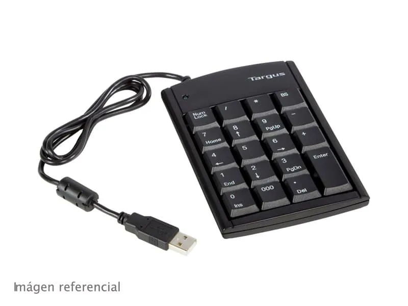 Miniteclado Numerico Usb Pauk10 Gris/Negro