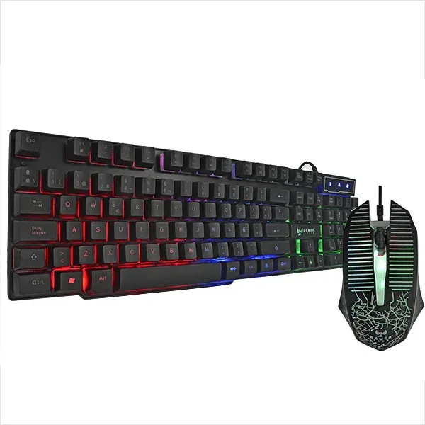 Combo Usb Teclado Y Mouse Gamer Tech Gt680c 10906