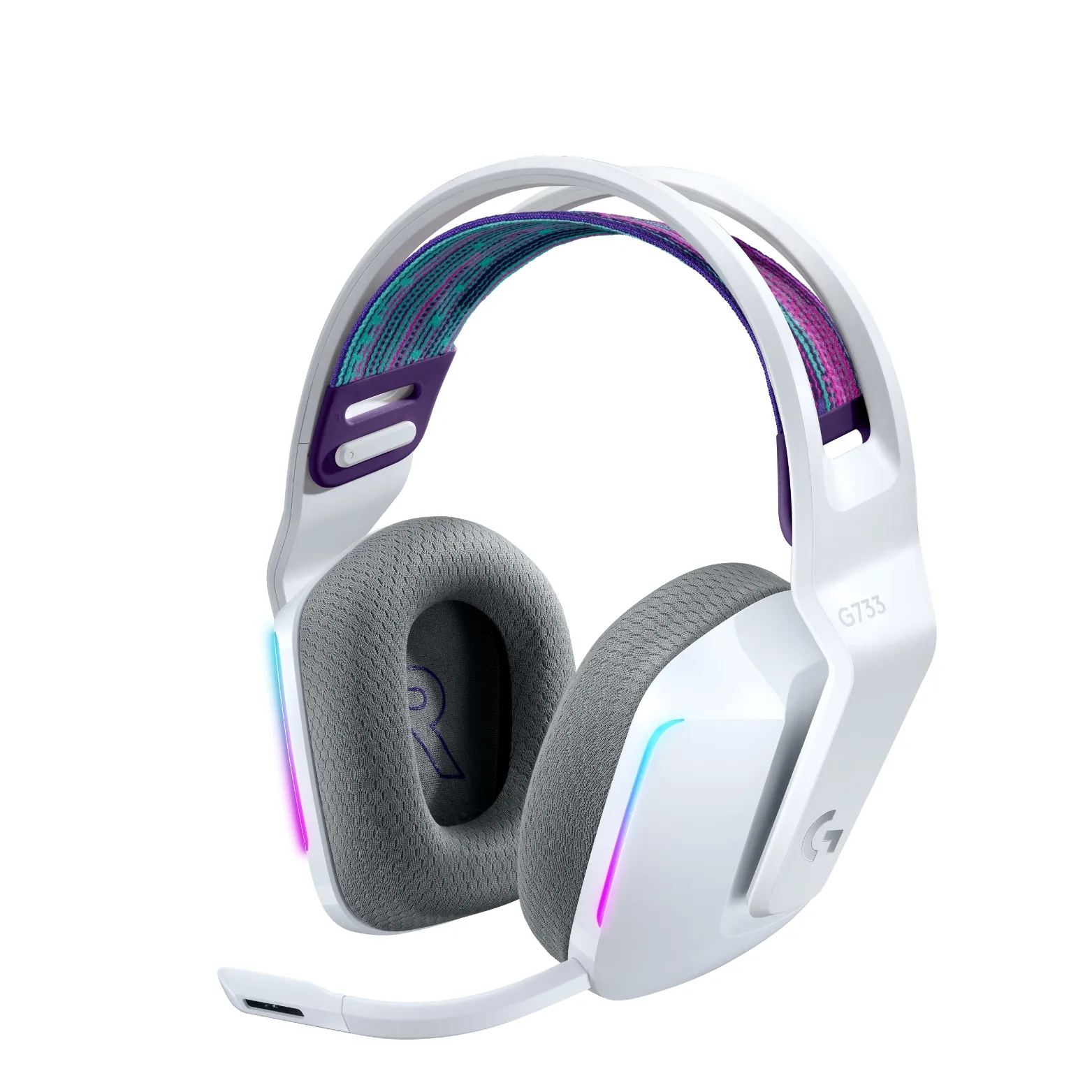 Diadema Gamer Logitech G733 Inalambrico Blanco